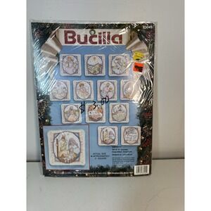 New! Bucilla‎ Nativity Set 12 Counted Cross Stitch Ornaments Kit